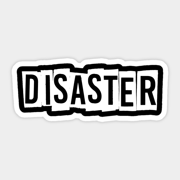 DISASTER Sticker by STRANGER